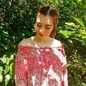 Off The Shoulder Floral Top